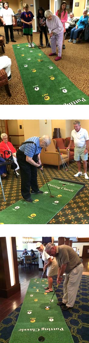 American Putting Classic Portable Golf Course and Putting Mat